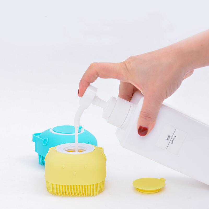 Esponja de silicone com dispenser zihau.