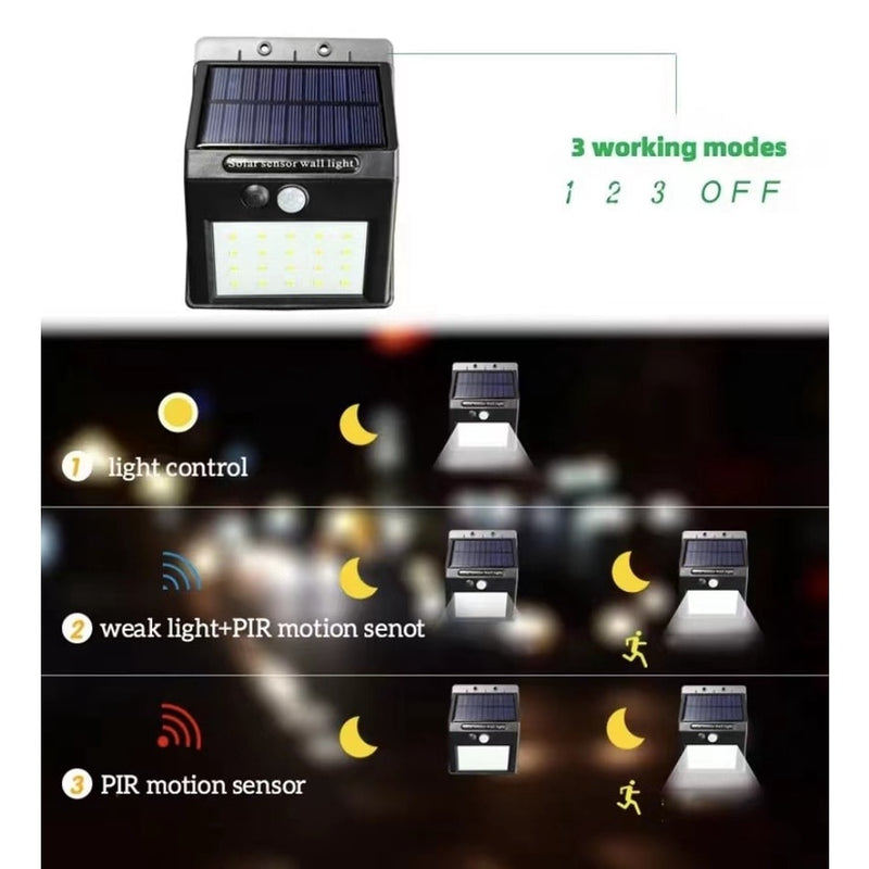 Luminária solar zihau.