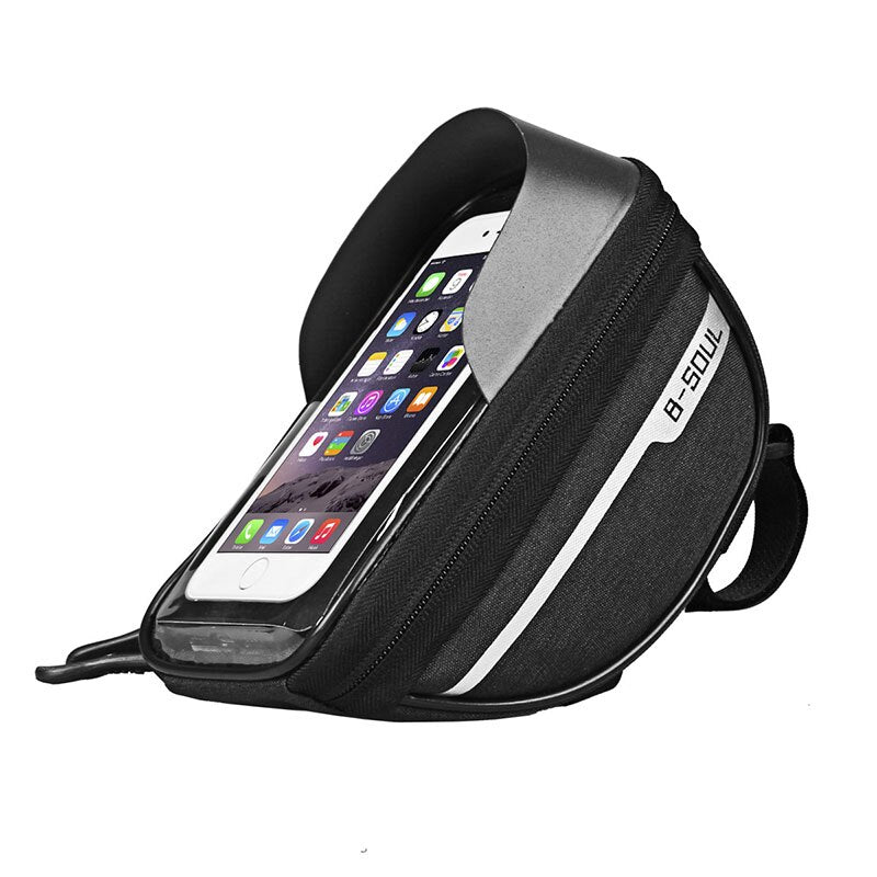 Bolsa de bicicleta com suporte para celular zihau.